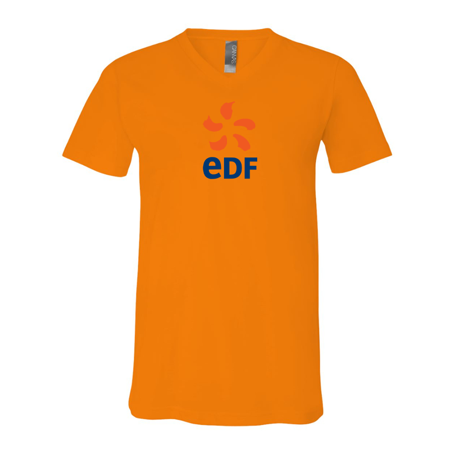 Edf BELLA  CANVAS - Jersey V-Neck T-Shirt