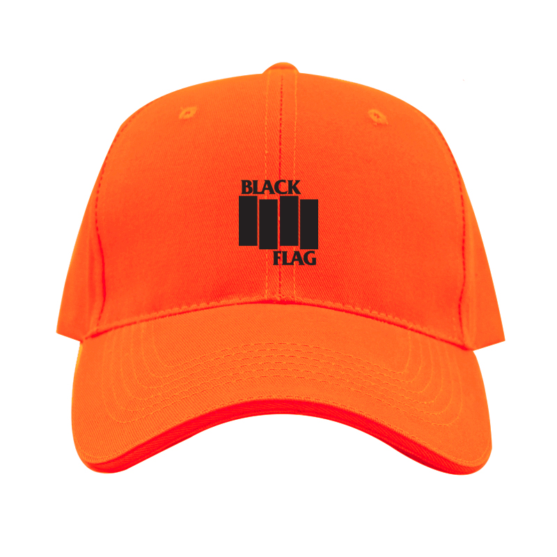 Black Flag Logo  Dad Baseball Cap Hat