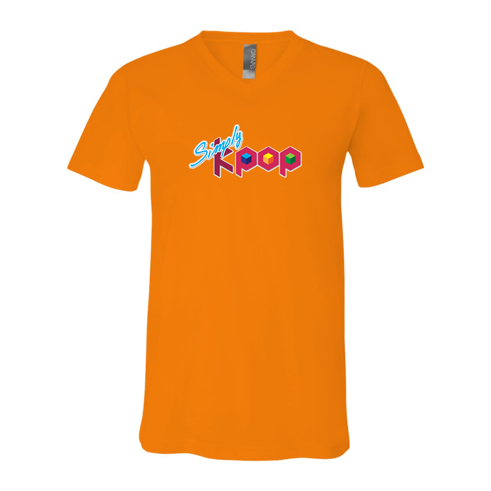 Simply Kpop BELLA  CANVAS - Jersey V-Neck T-Shirt