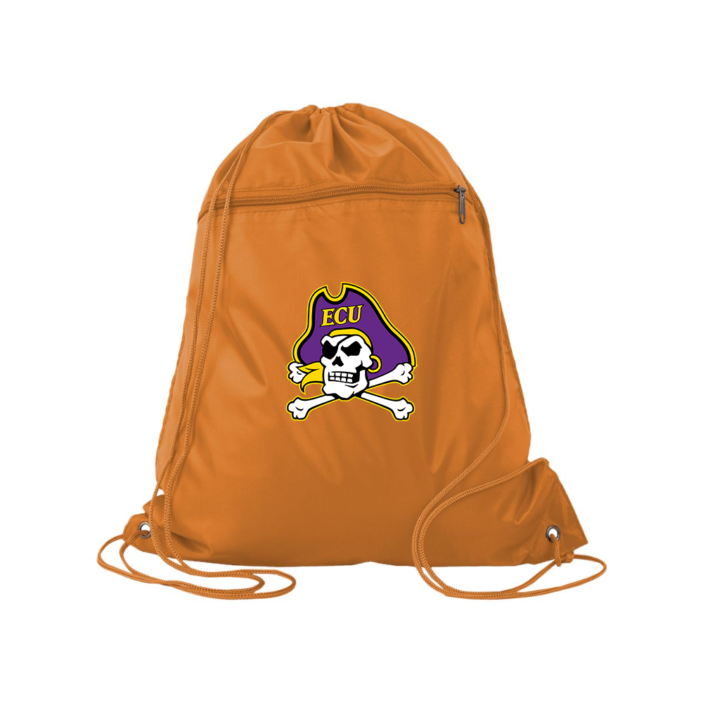 East Carolina Pirates  Q-Tees - Polyester Cinchpack