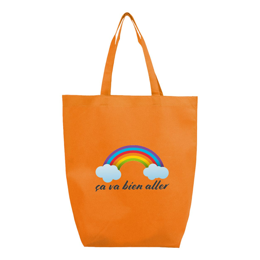 Ça va bien aller Q-Tees Non-Woven Gusset Bottom Tote