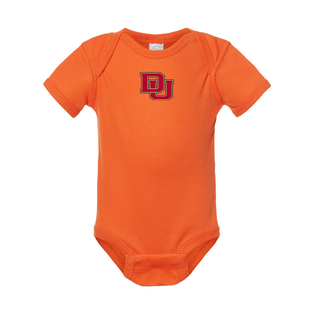 Denver Pioneers  Rabbit Skins Infant Baby Rib Bodysuit