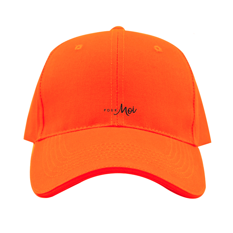 Pour Moi Logo  Dad Baseball Cap Hat
