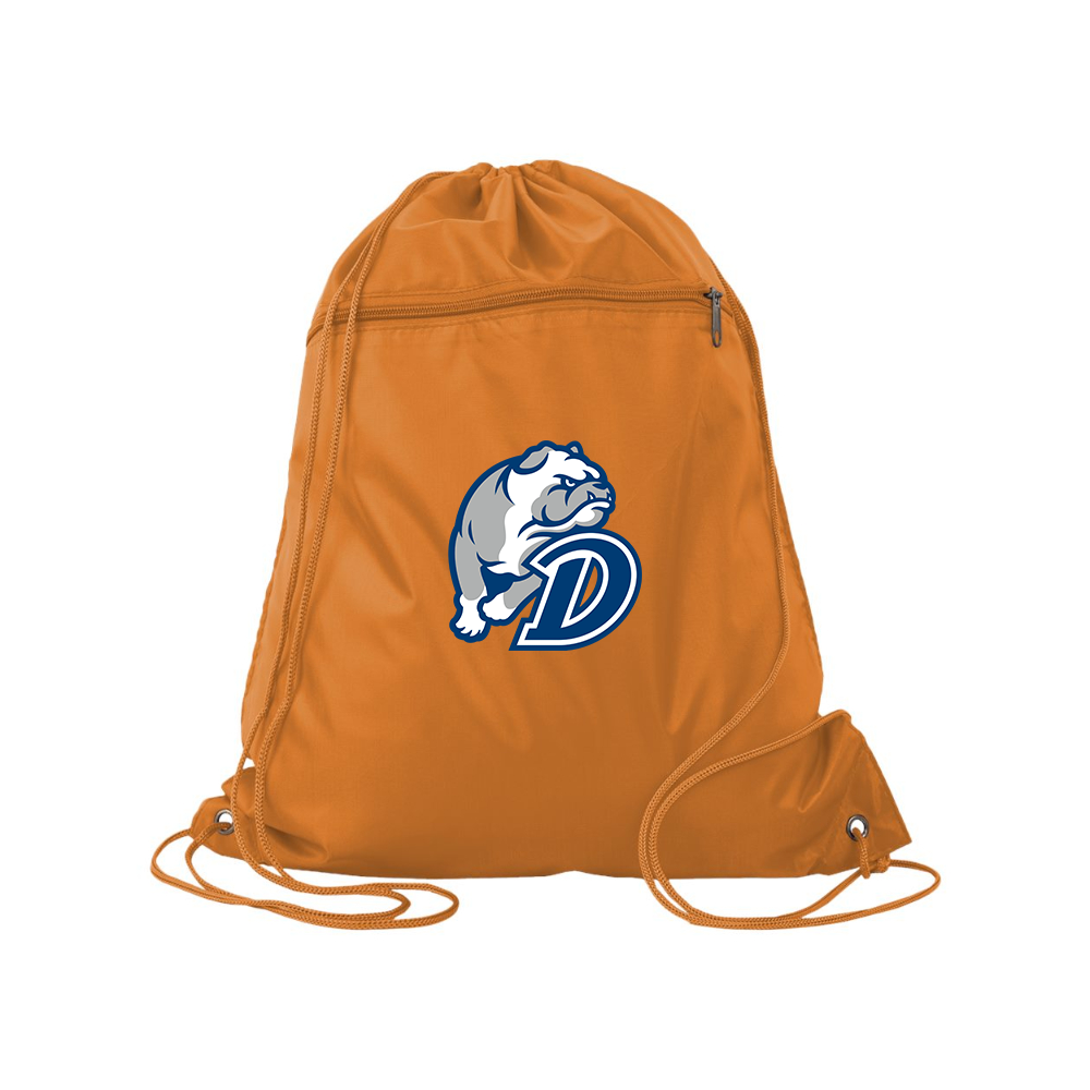 Drake Bulldogs Q-Tees - Polyester Cinchpack