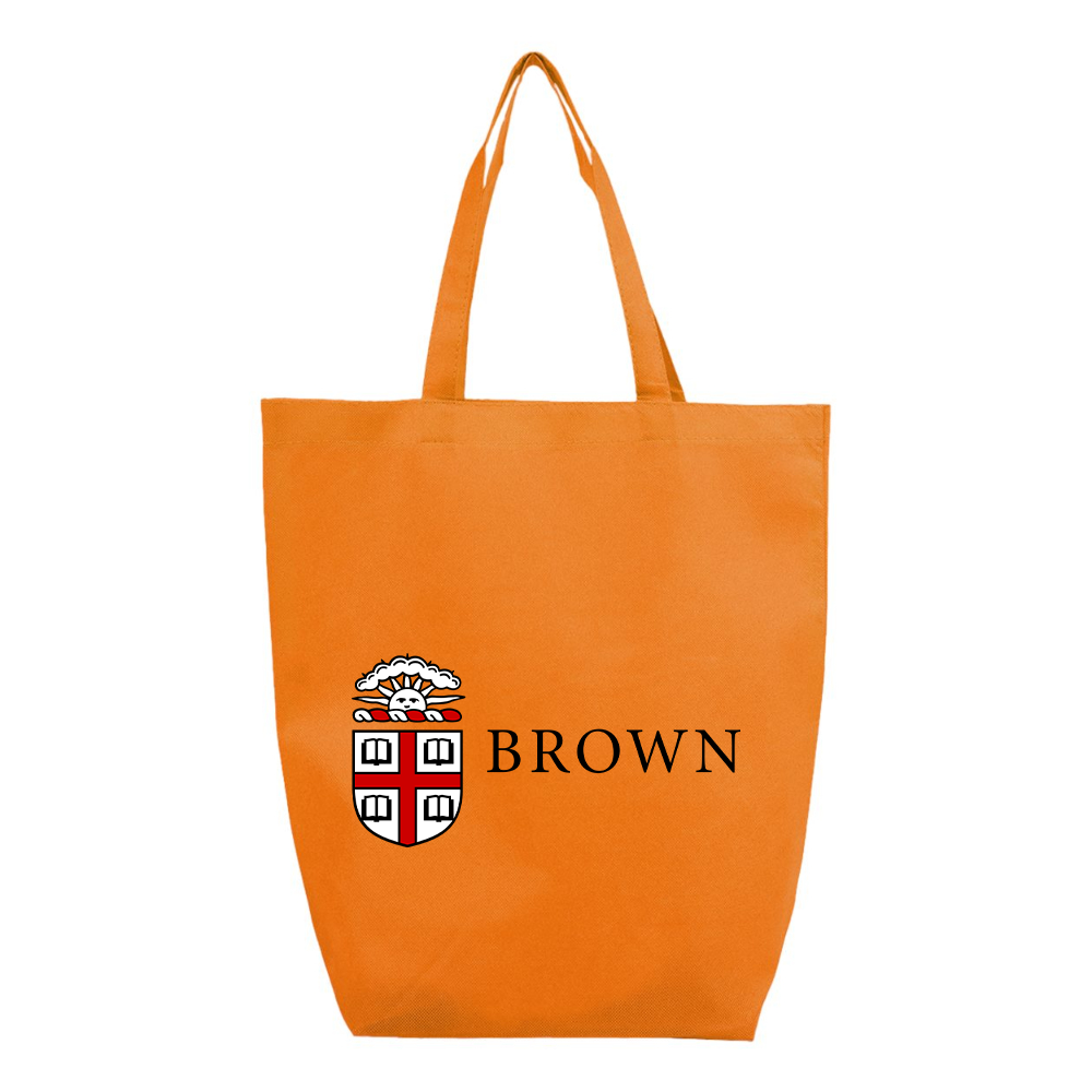 Brown University Q-Tees Non-Woven Gusset Bottom Tote