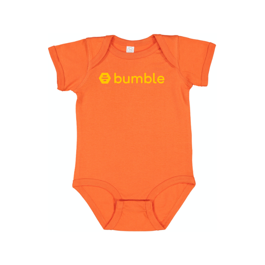 Bumble Logo  Baby Onesie Romper