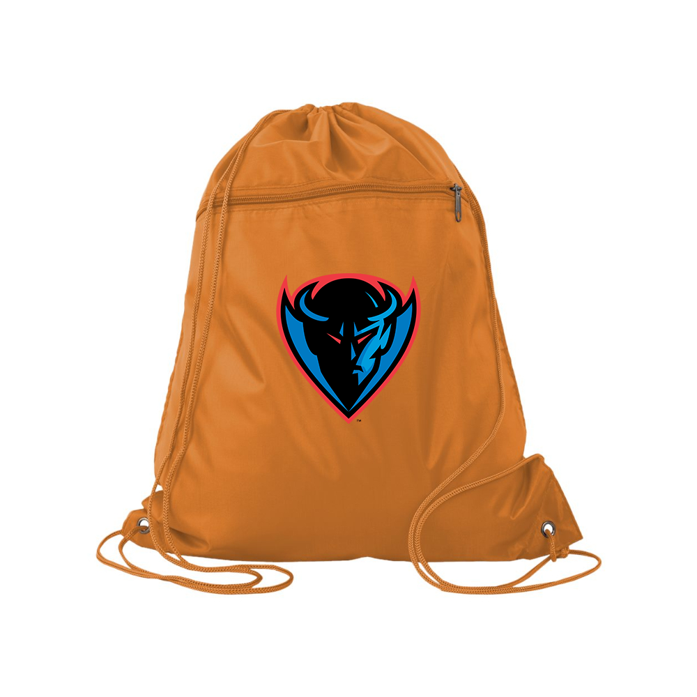 DePaul Blue Demons  Q-Tees - Polyester Cinchpack