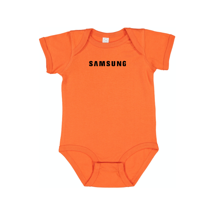 Samsung Simple Logo Baby Onesie Romper