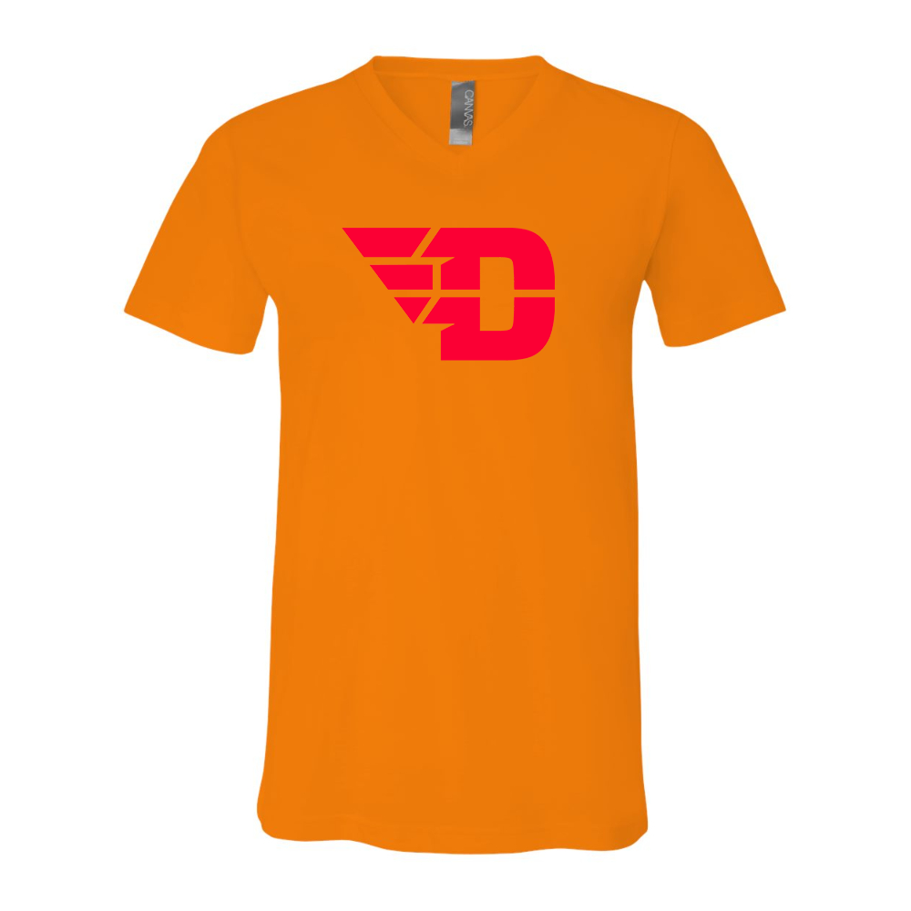 Dayton Flyers  BELLA  CANVAS - Jersey V-Neck T-Shirt