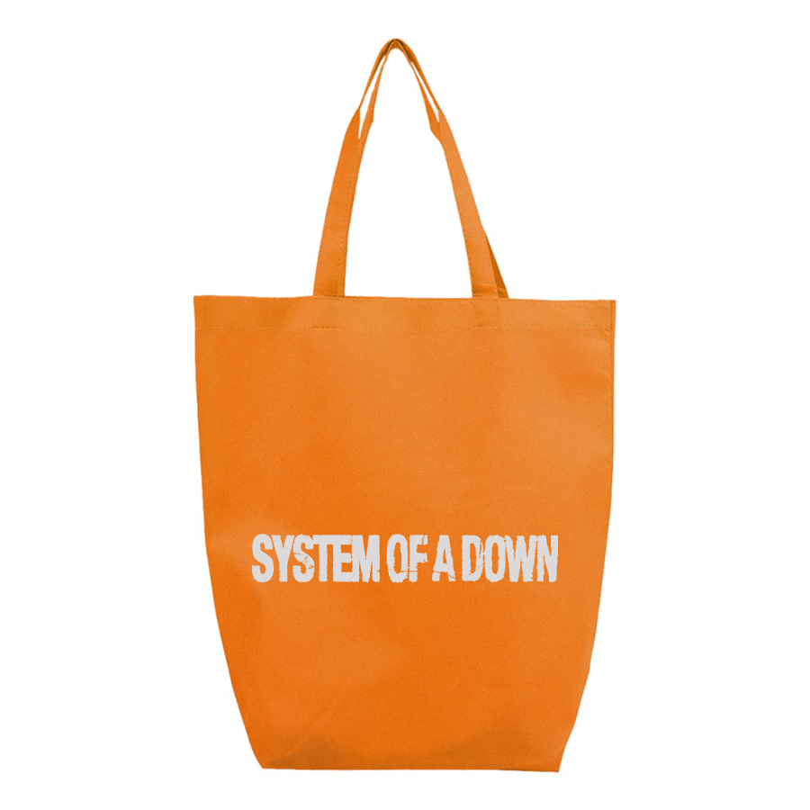 System Of A Down  Q-Tees Non-Woven Gusset Bottom Tote