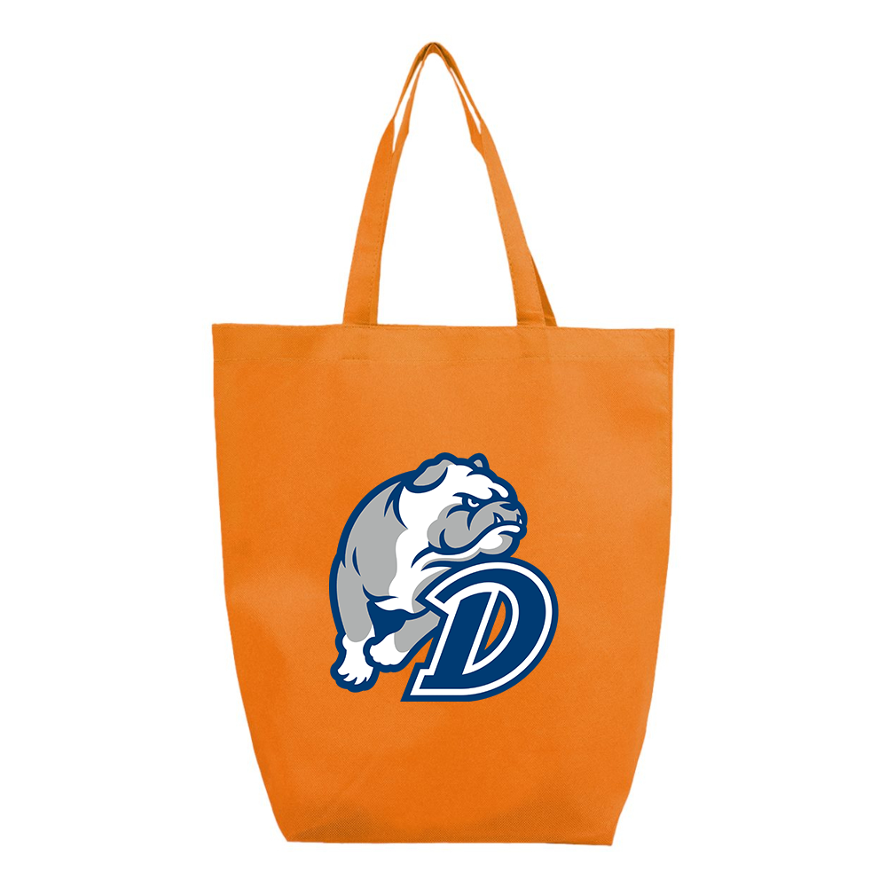 Drake Bulldogs Q-Tees Non-Woven Gusset Bottom Tote