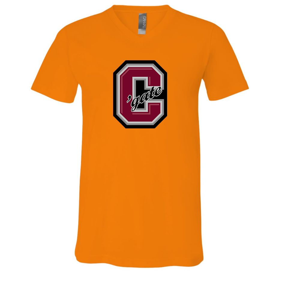 Colgate Raiders BELLA  CANVAS - Jersey V-Neck T-Shirt