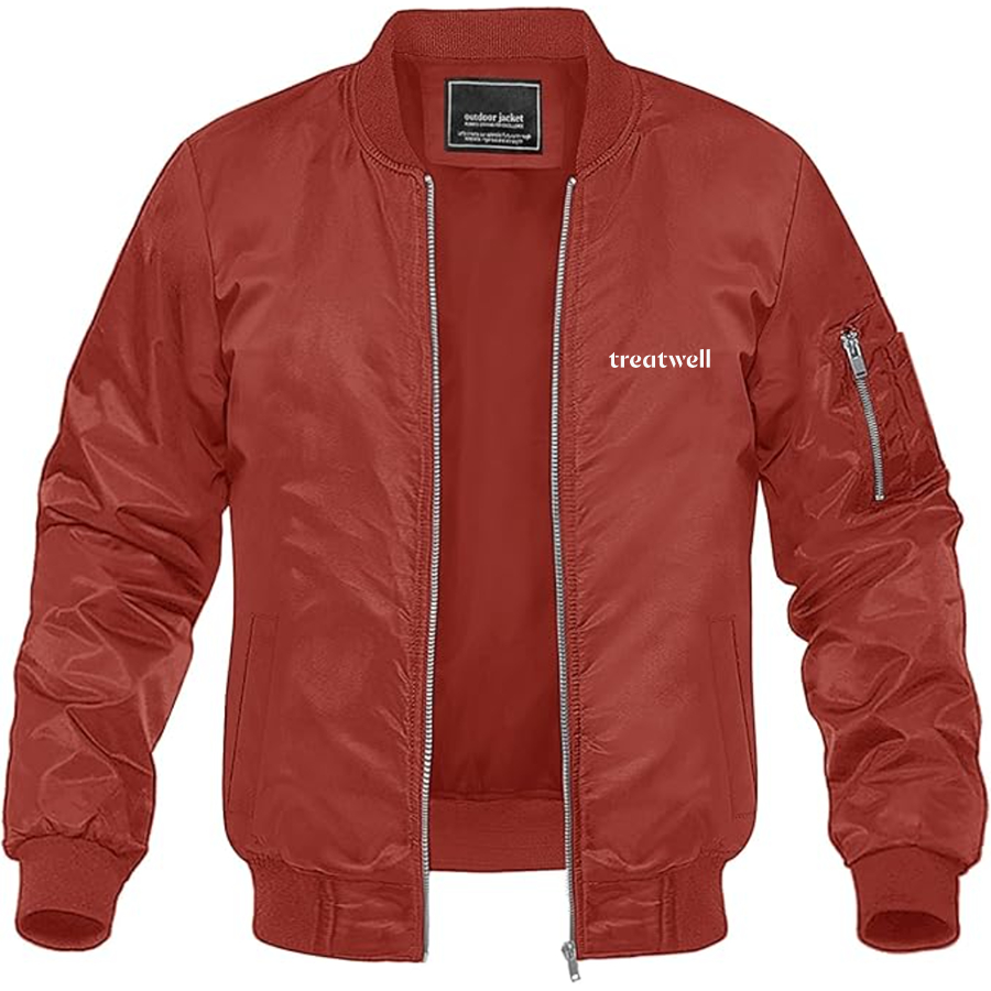 Men's  Treatwell  Lightweight Bomber Jacket Windbreaker Softshell Varsity Jacket Coat