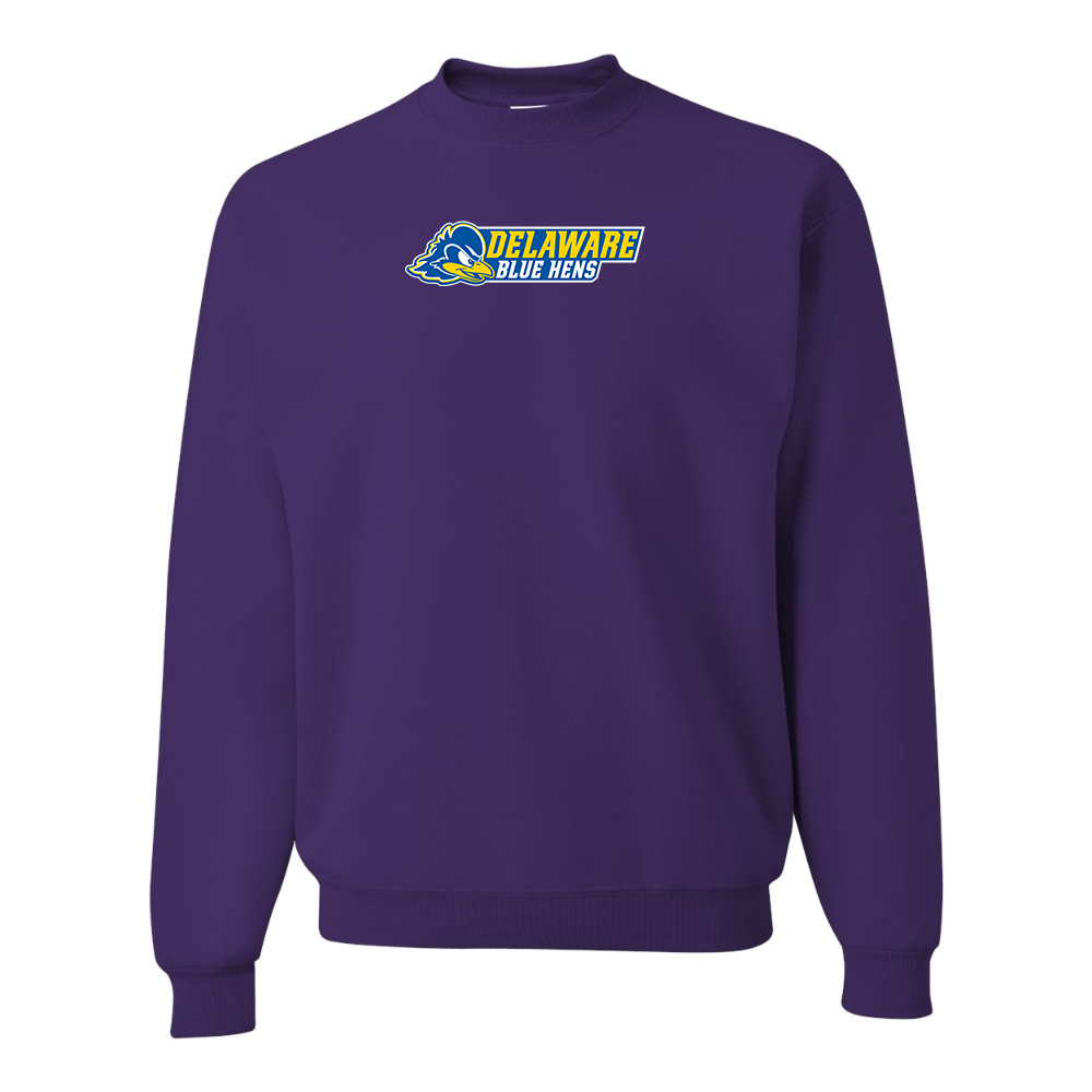 Men's  Delaware Blue Hens JERZEES NuBlend Crewneck Sweatshirt