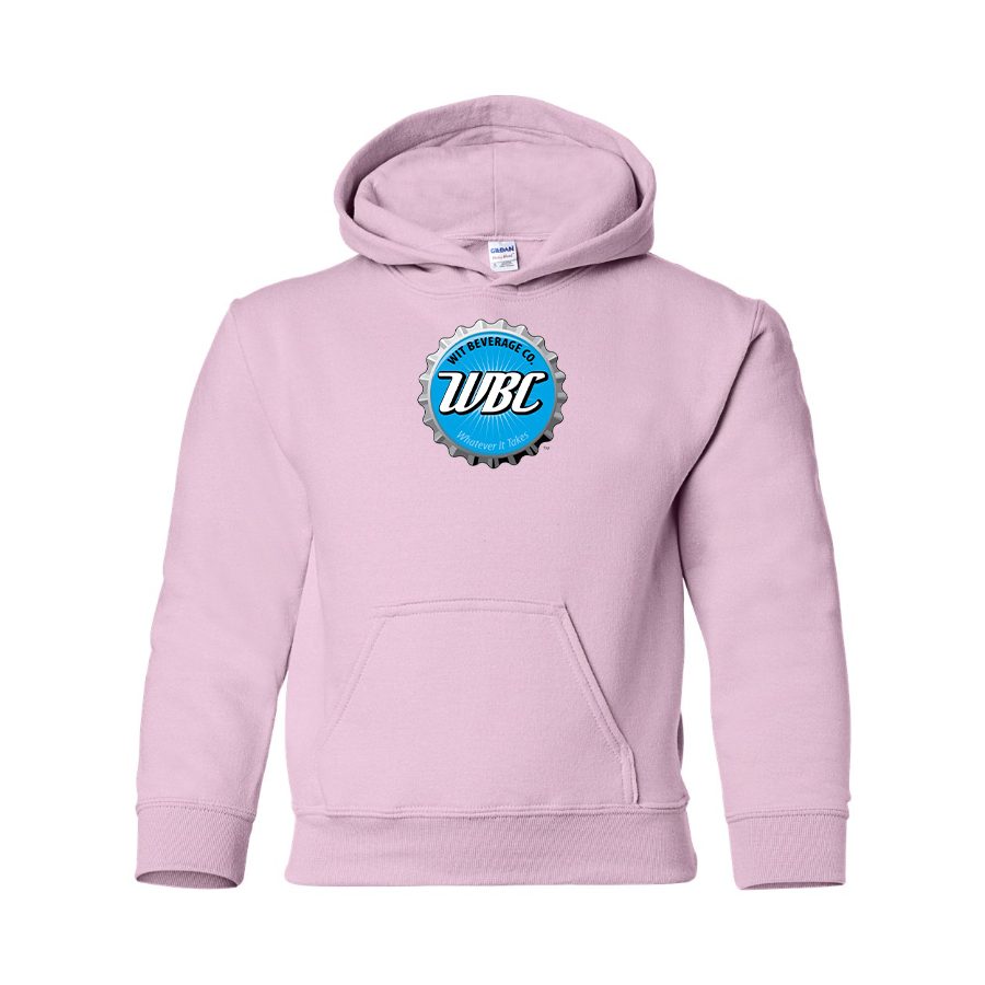 Youth Wit Beverage Company Logo Pullover Hoodie