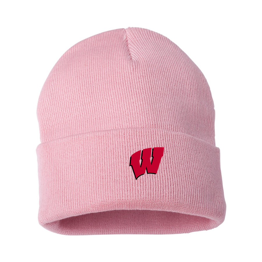 Wisconsin Badgers Logo Beanie Hat