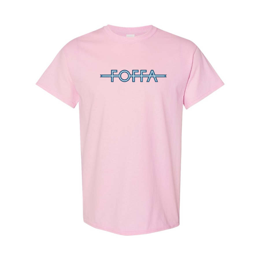 Men's Foffa Blue Logo Cotton T-Shirt