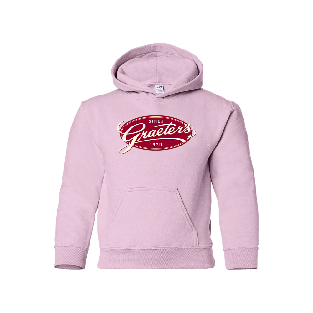 Youth  Graeters Logo Pullover Hoodie