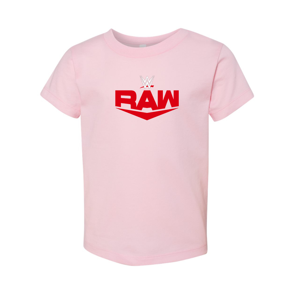 WWE Raw  BELLA  CANVAS Toddler Jersey Tee