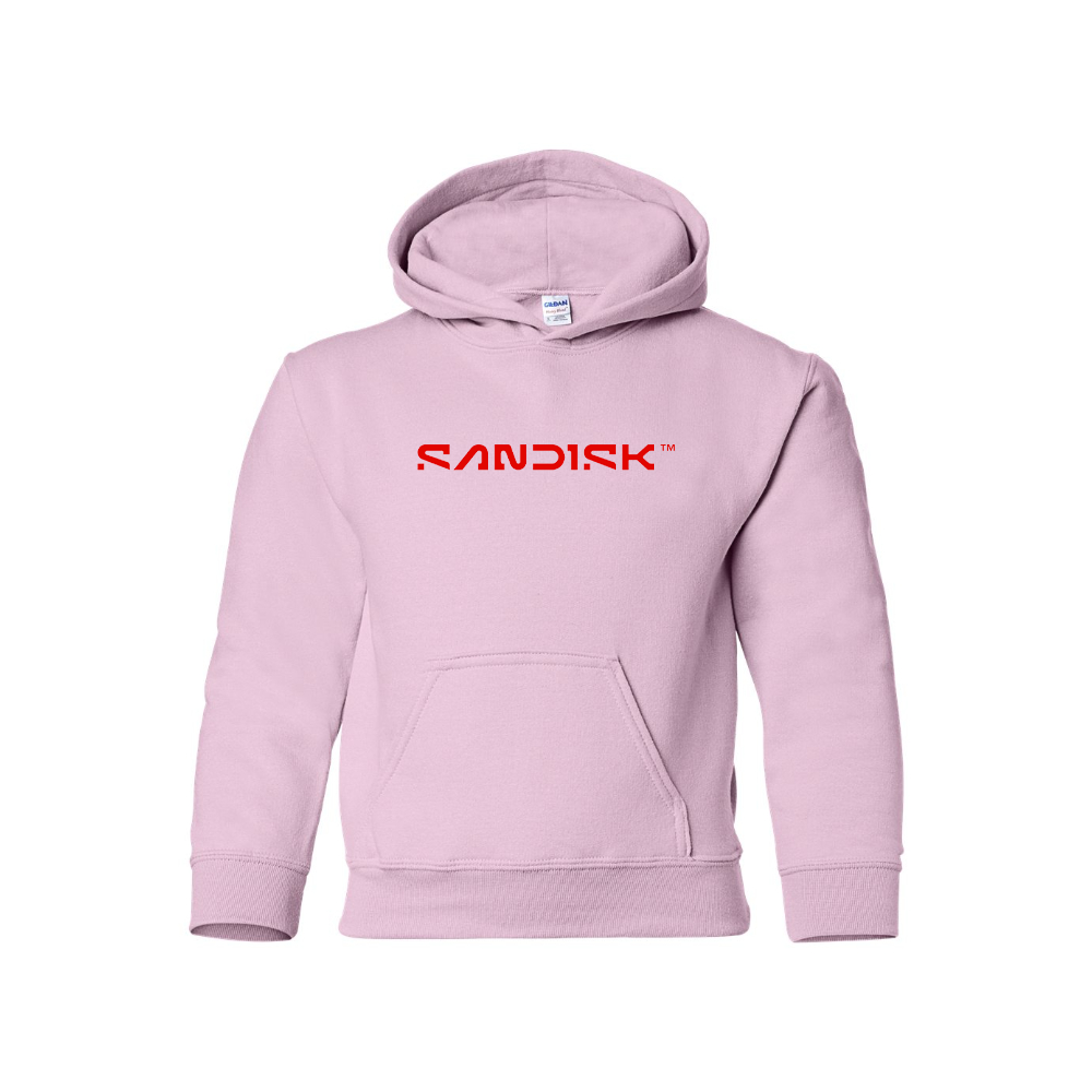 Youth SanDisk Logo Pullover Hoodie