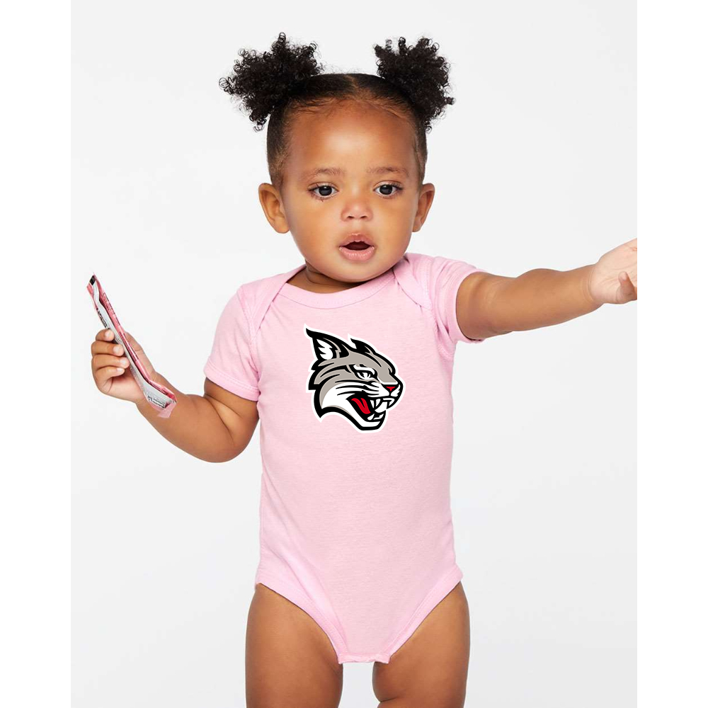 Davidson Wildcats  Rabbit Skins Infant Baby Rib Bodysuit