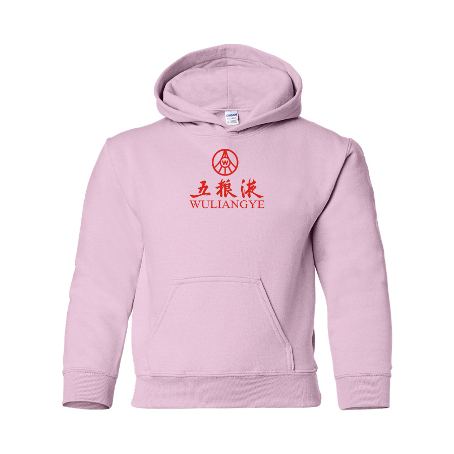 Youth Wuliangye Logo Pullover Hoodie
