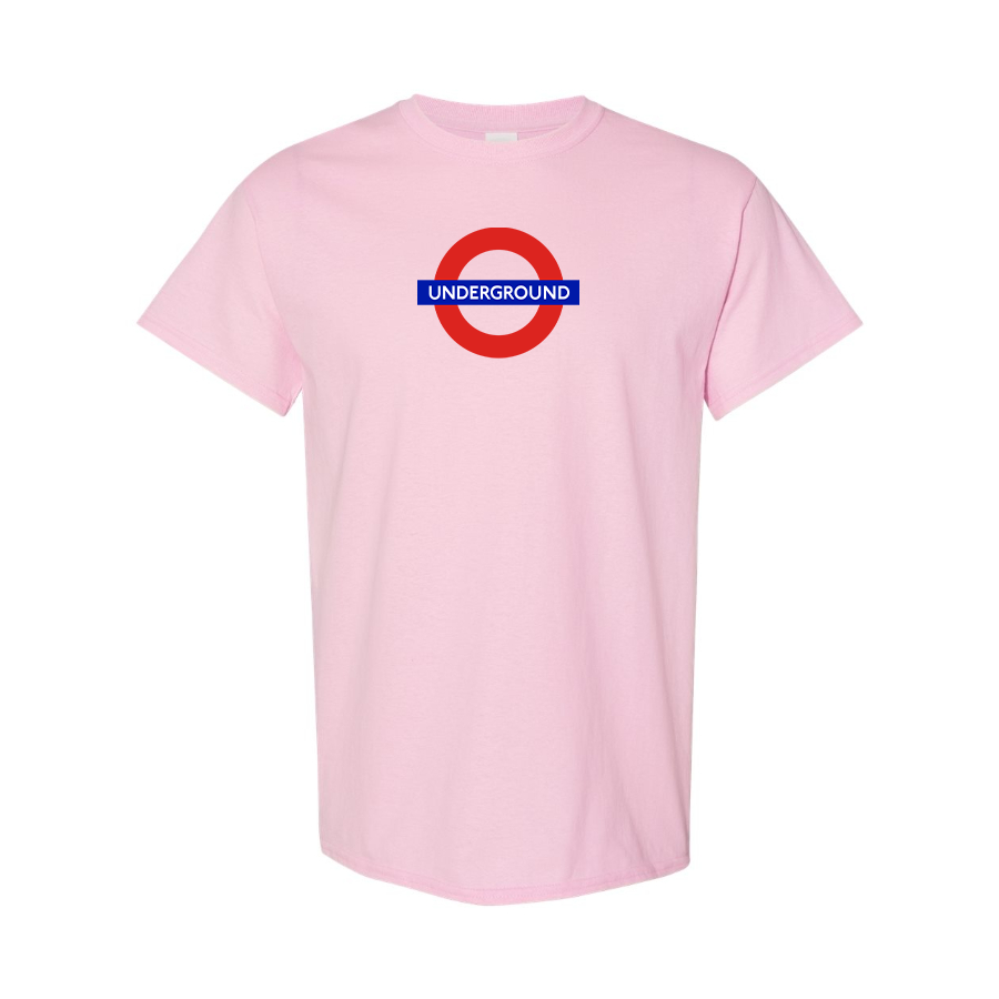 Men's London Tube Logo Cotton T-Shirt