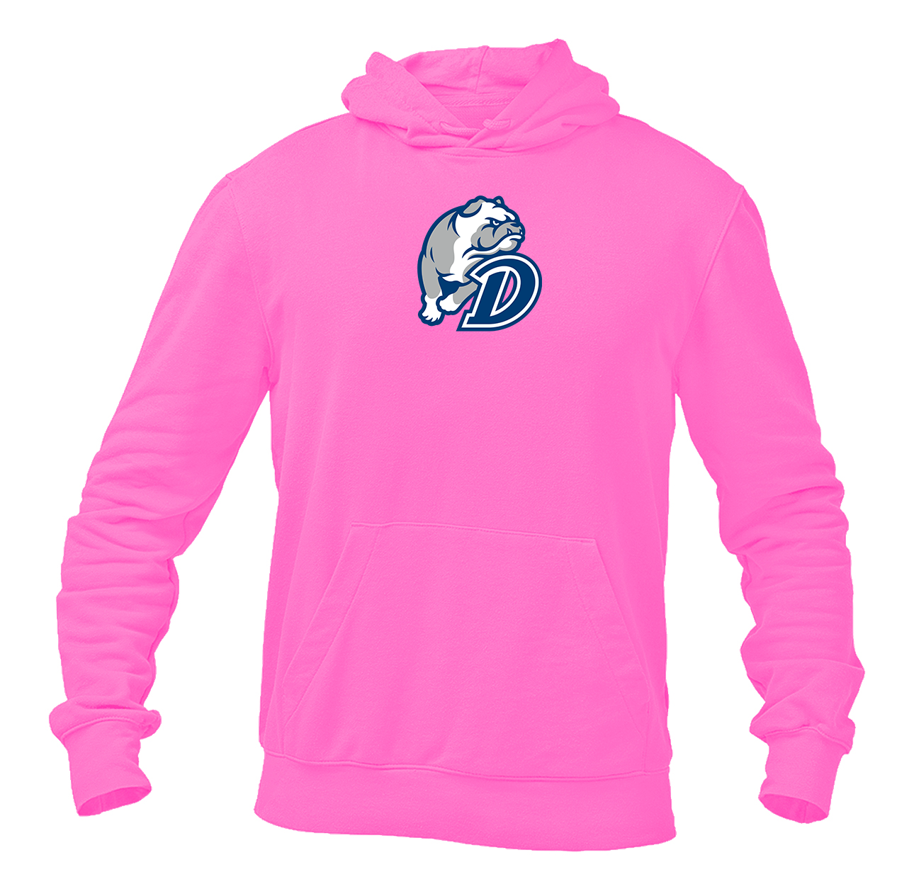 Men's  Drake Bulldogs Heavy Blend Hooded Sweatshirt