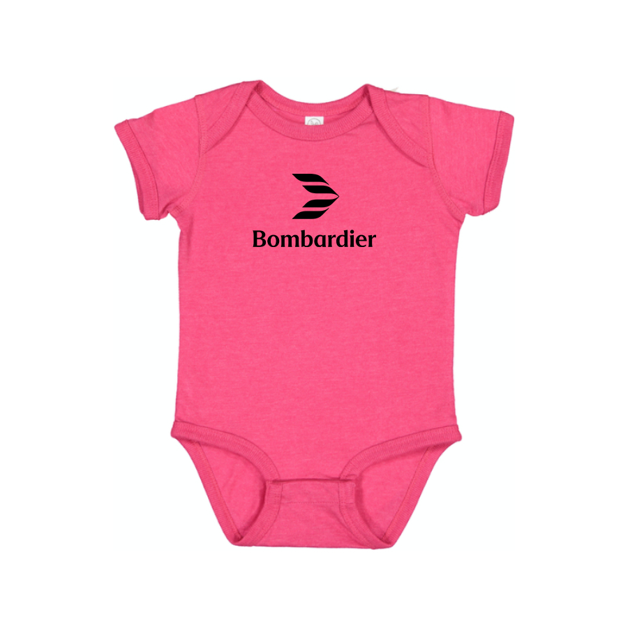 Bombardier Logo Baby Onesie Romper