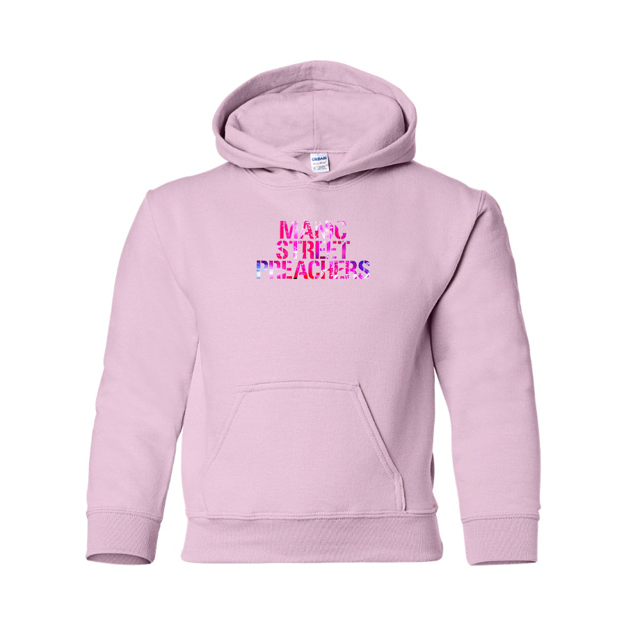 Youth Manic Street Preachers Logo  Pullover Hoodie