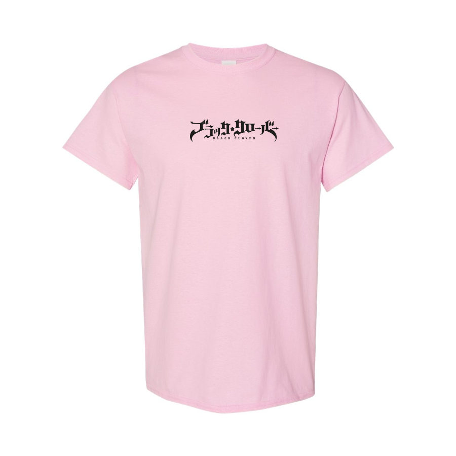 Men's Black Clover Logo Cotton T-Shirt