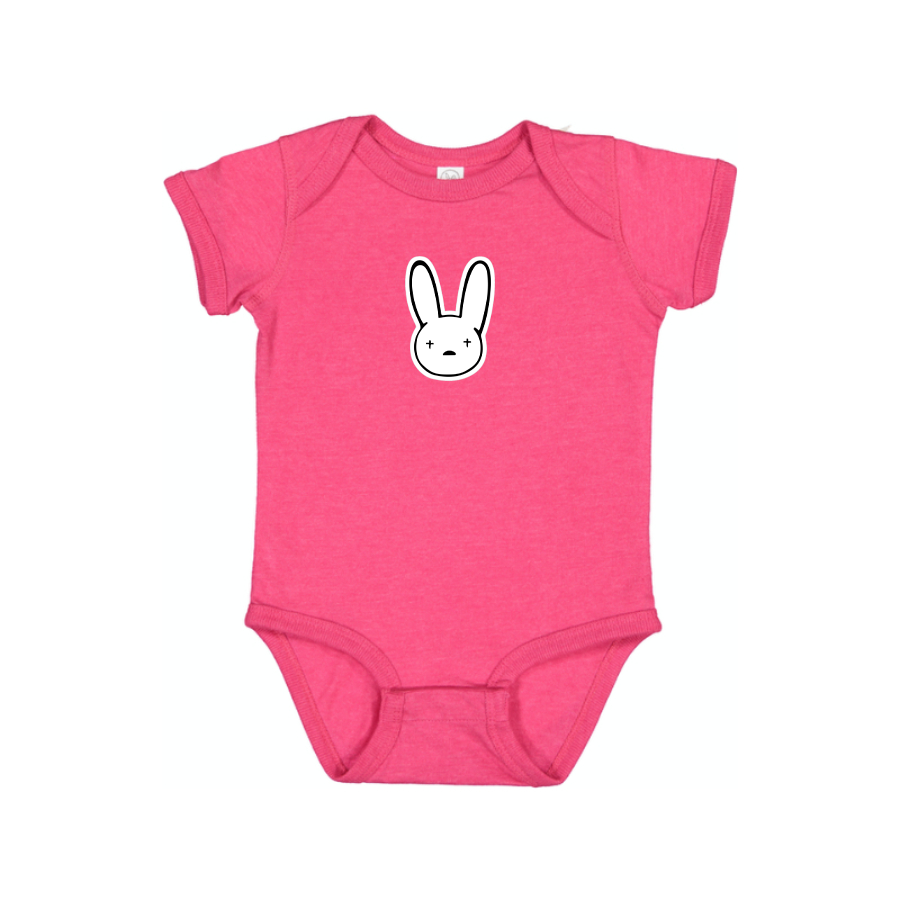 Bad Bunny Logo Baby Onesie Romper