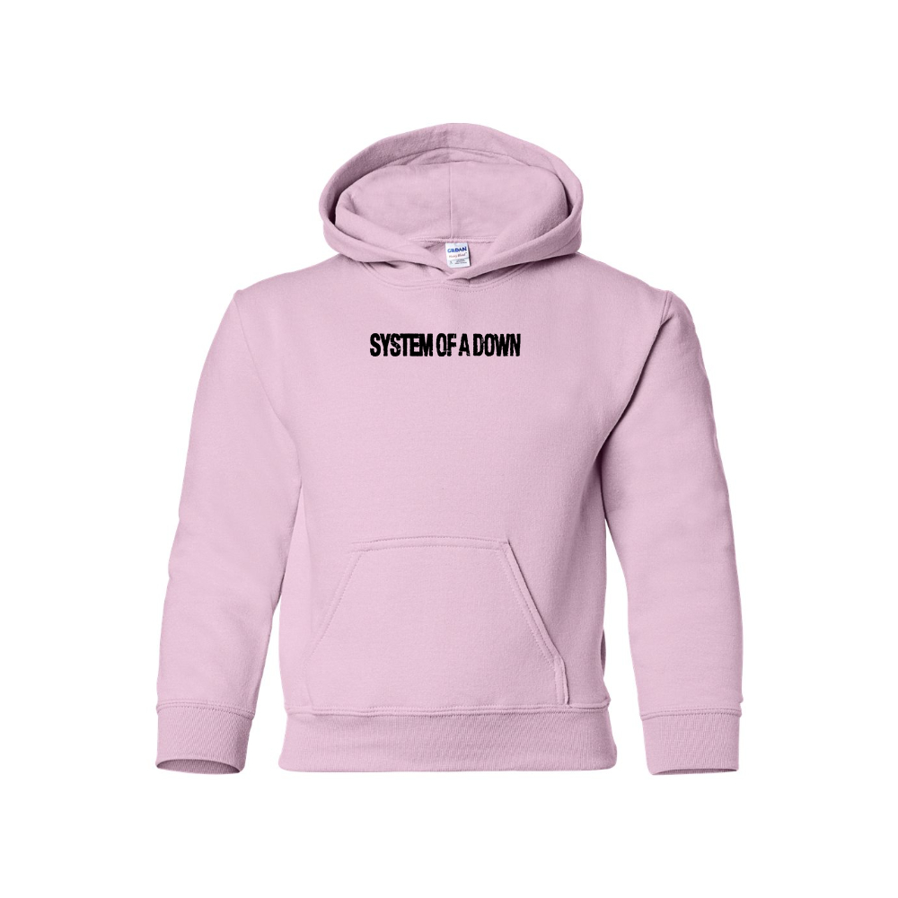 Youth System Of A Down Logo  Pullover Hoodie