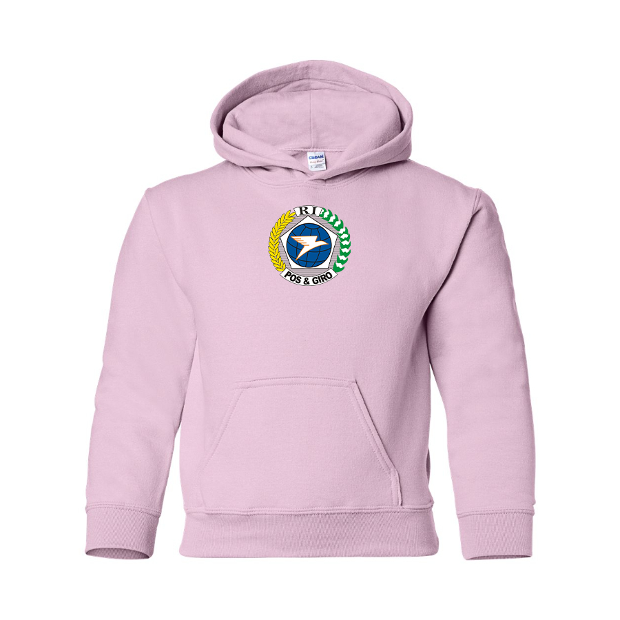 Youth Pos & Giro Logo  Pullover Hoodie