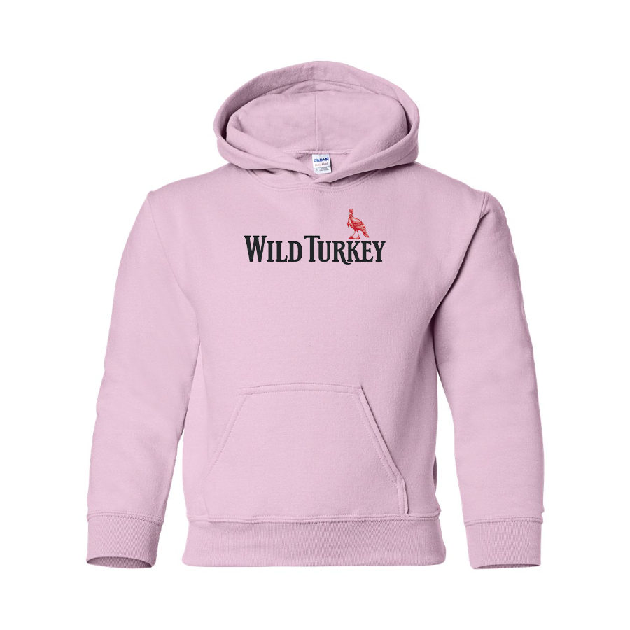 Youth Wild Turkey Logo Pullover Hoodie