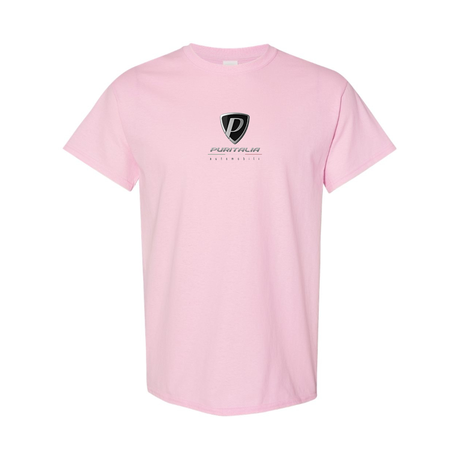 Men's Puritalia Automobili Logo Cotton T-Shirt