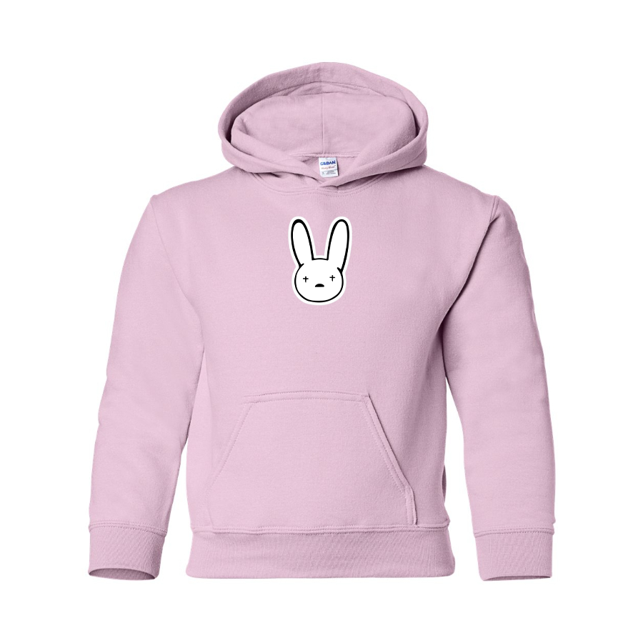 Youth Bad Bunny Logo Pullover Hoodie