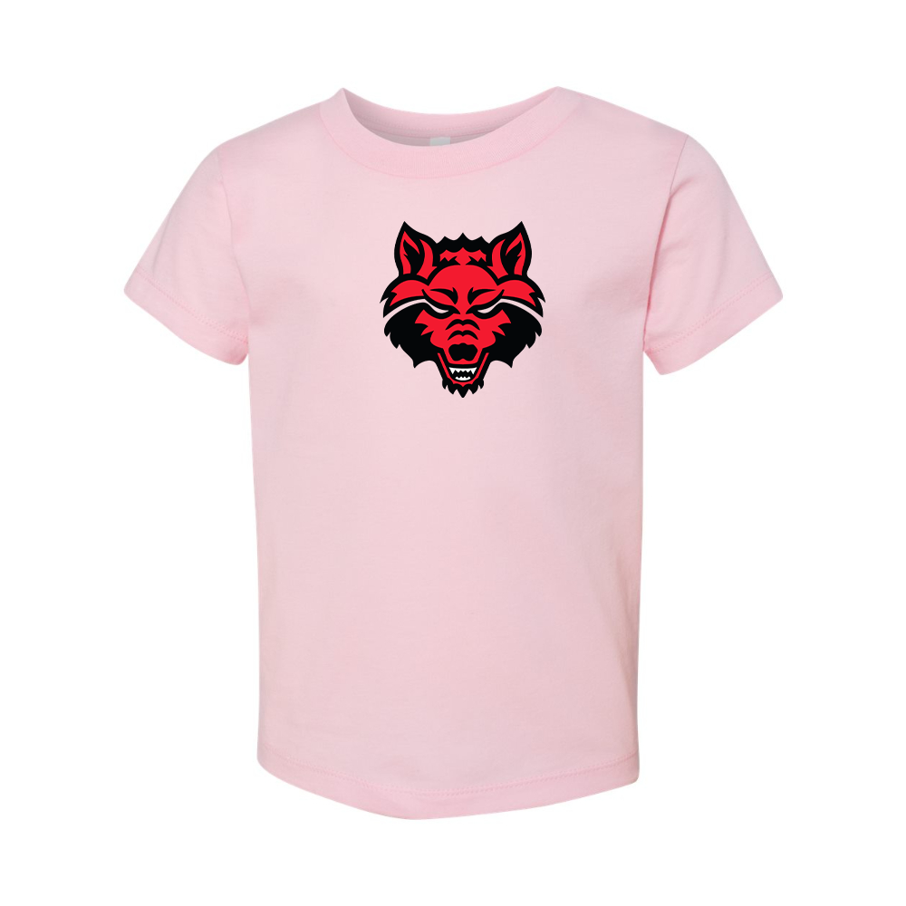 Arkansas State Red Wolves BELLA  CANVAS Toddler Jersey Tee