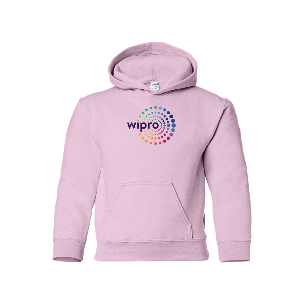 Youth Wipro Logo  Pullover Hoodie