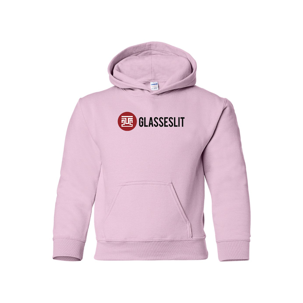 Youth Glasseslit Logo  Pullover Hoodie
