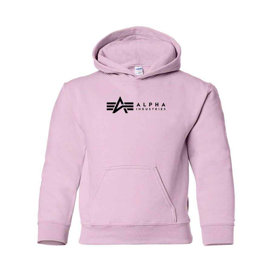 Youth Alpha Industries Logo Pullover Hoodie