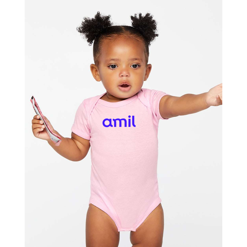 Amil  Rabbit Skins Infant Baby Rib Bodysuit