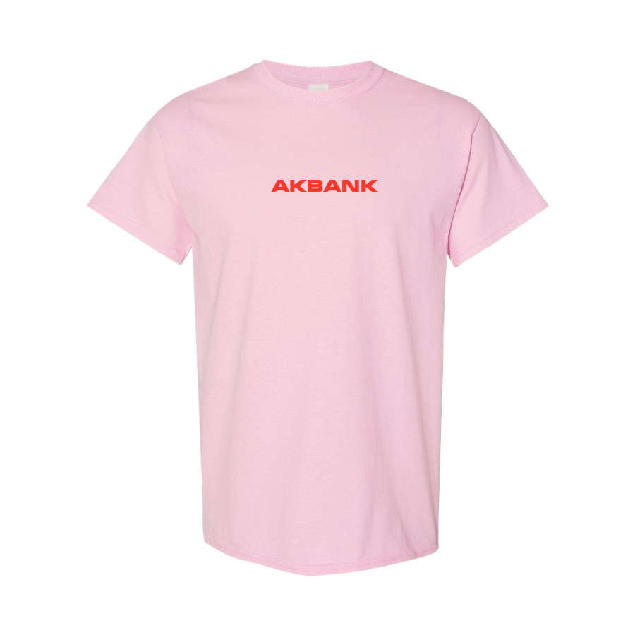 Men's Akbank Logo Cotton T-Shirt