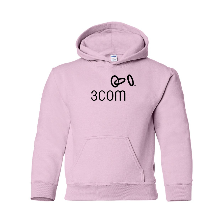 Youth 3Com Logo Pullover Hoodie
