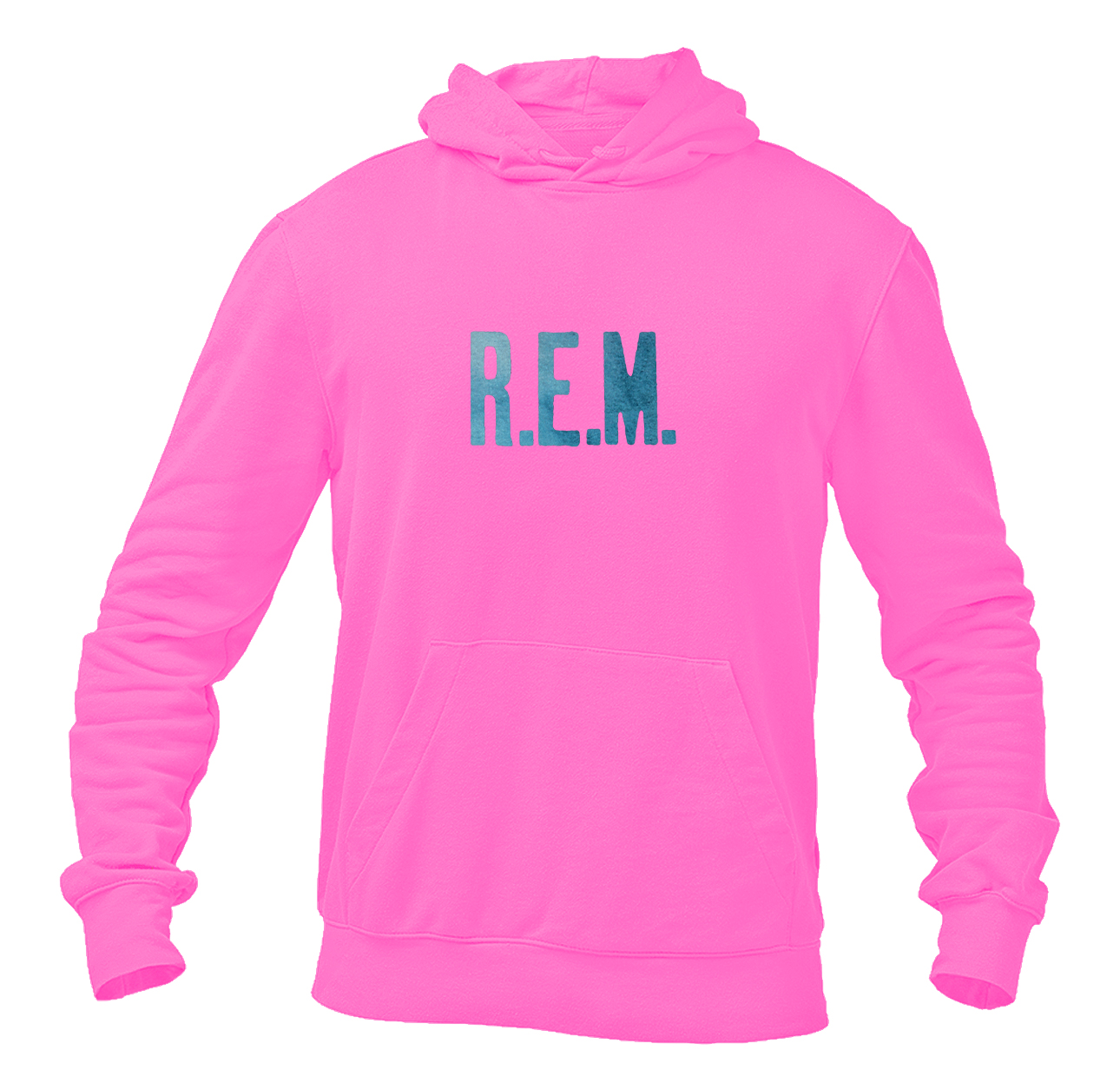 Men's R.E.M. Blue Softstyle Midweight Hooded Sweatshirt