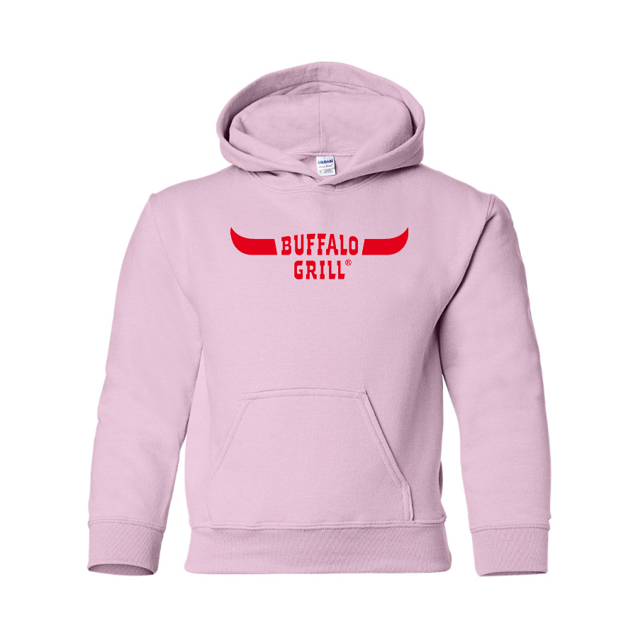 Youth Buffalo Grill Logo Pullover Hoodie