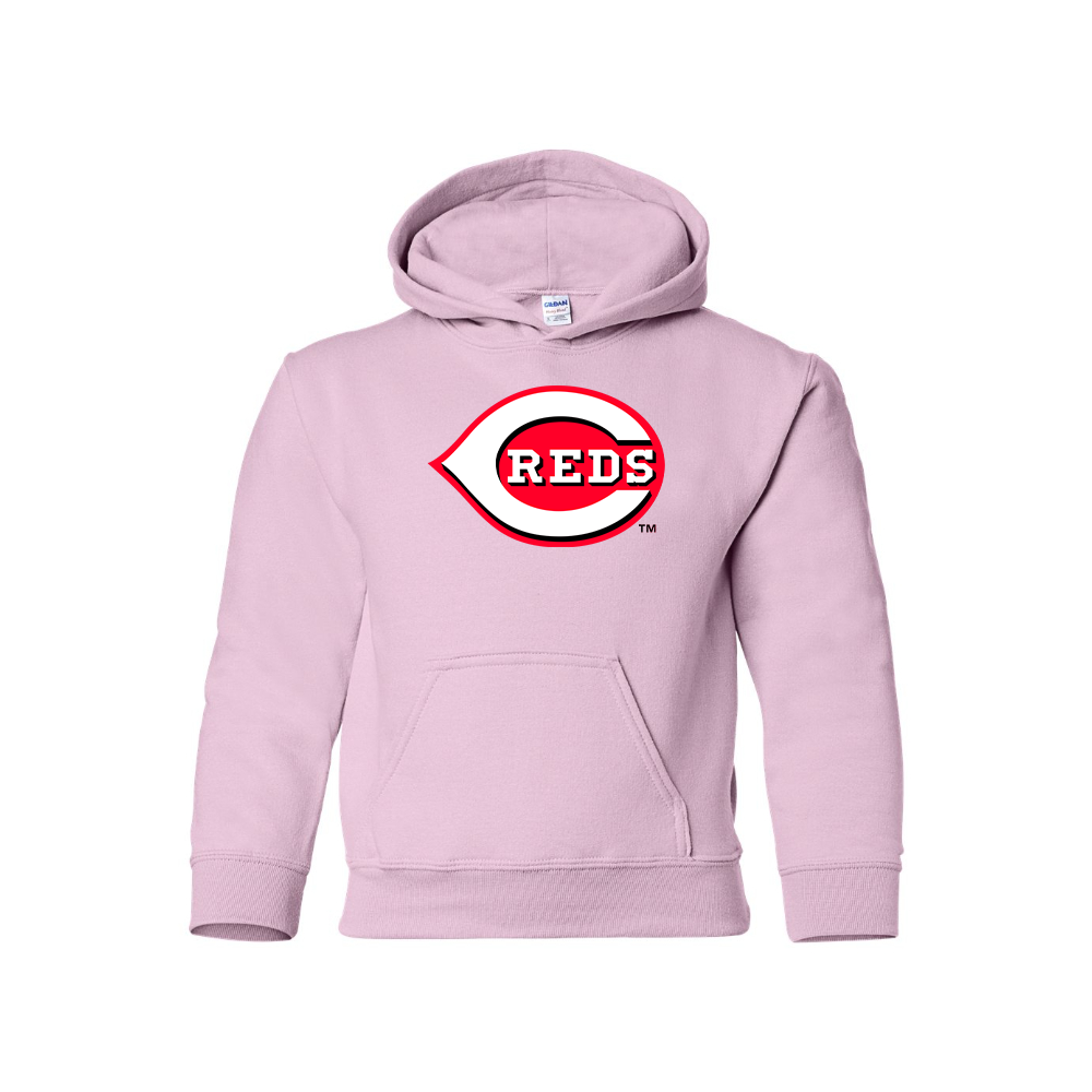 Youth Cincinnati Reds Pullover Hoodie