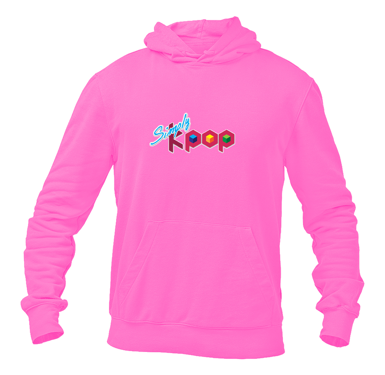 Men's Simply Kpop Softstyle Midweight Hooded Sweatshirt