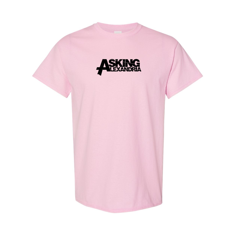 Men's Asking Alexandria  Logo Cotton T-Shirt