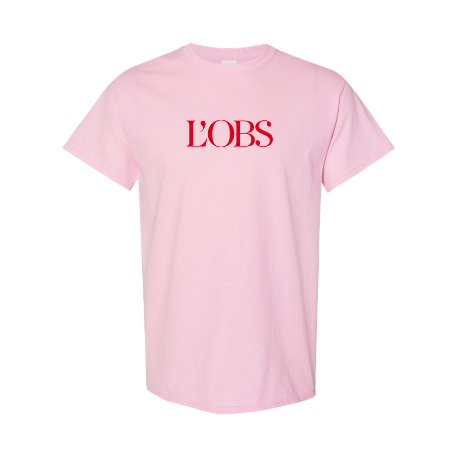 Men's L'OBS Logo Cotton T-Shirt